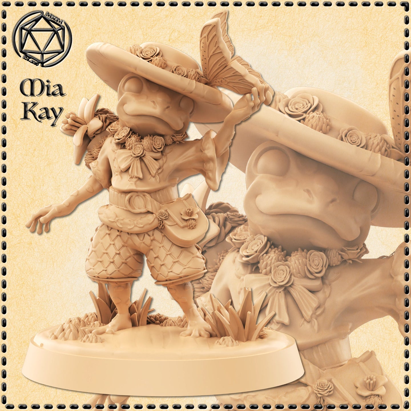 Female Frogfolk Florist by Mia Kay M3DM