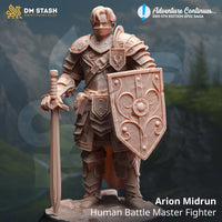 Human Battlemaster Fighter (Arion Midrun) by DM Stash