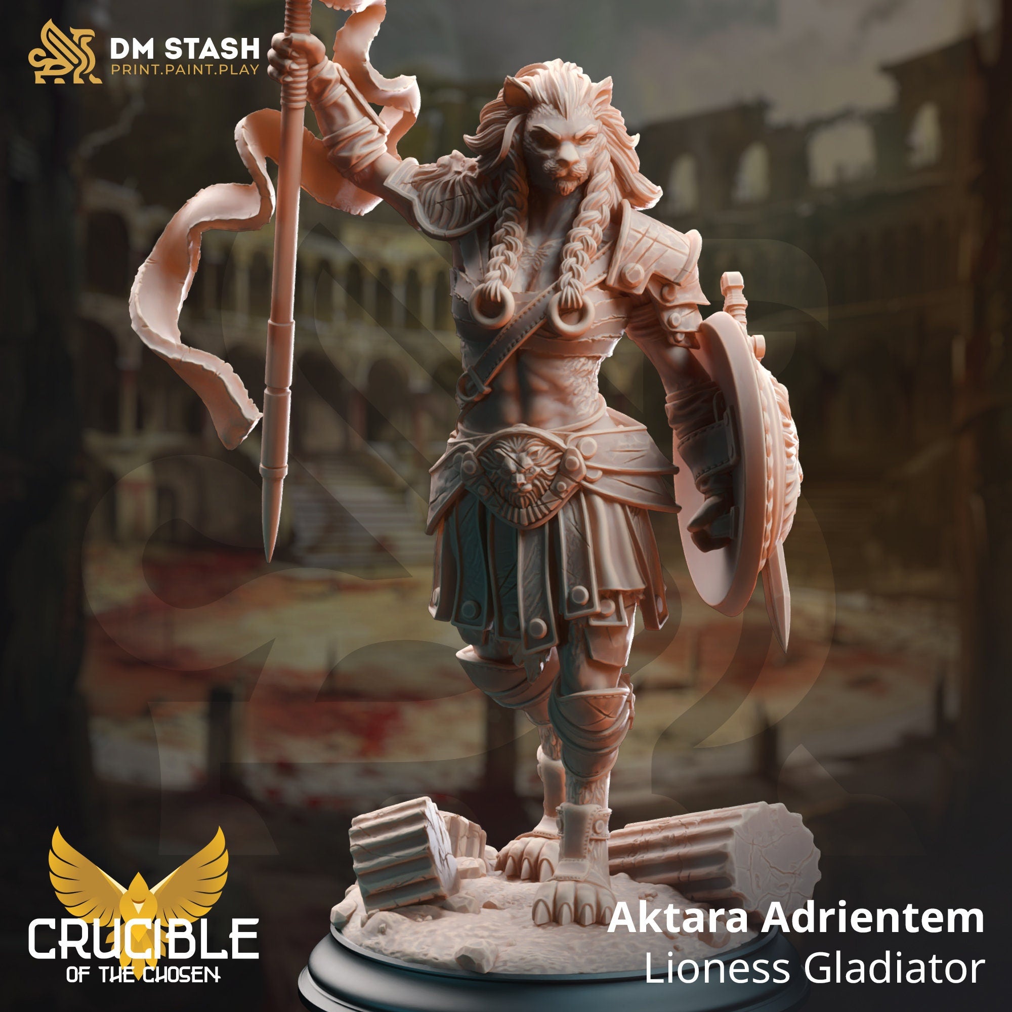 Lioness Gladiator (Aktara Adrientem) by DM Stash