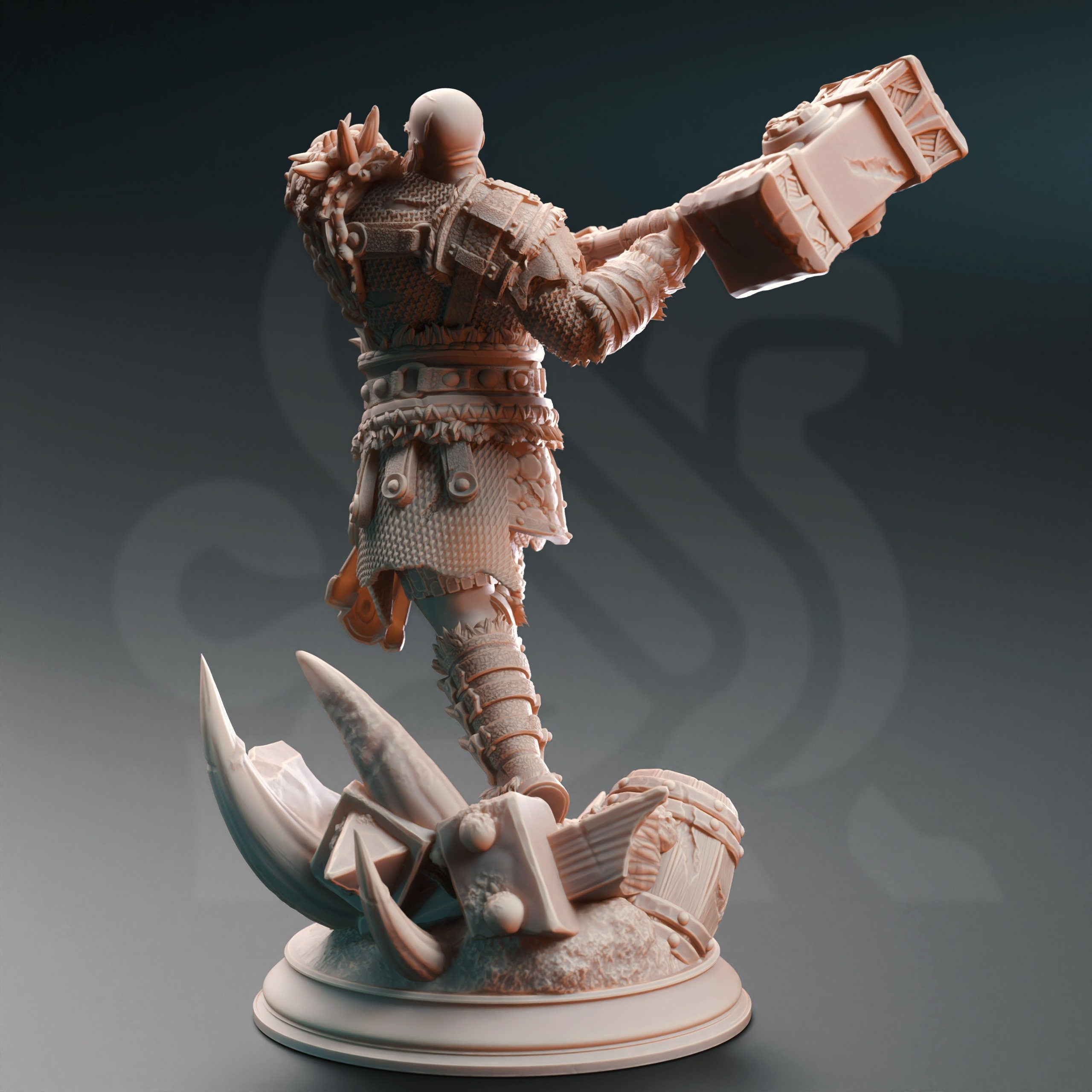 Goliath Barbarian (Froth the Furious) | D&D Miniature – MitzNSimz