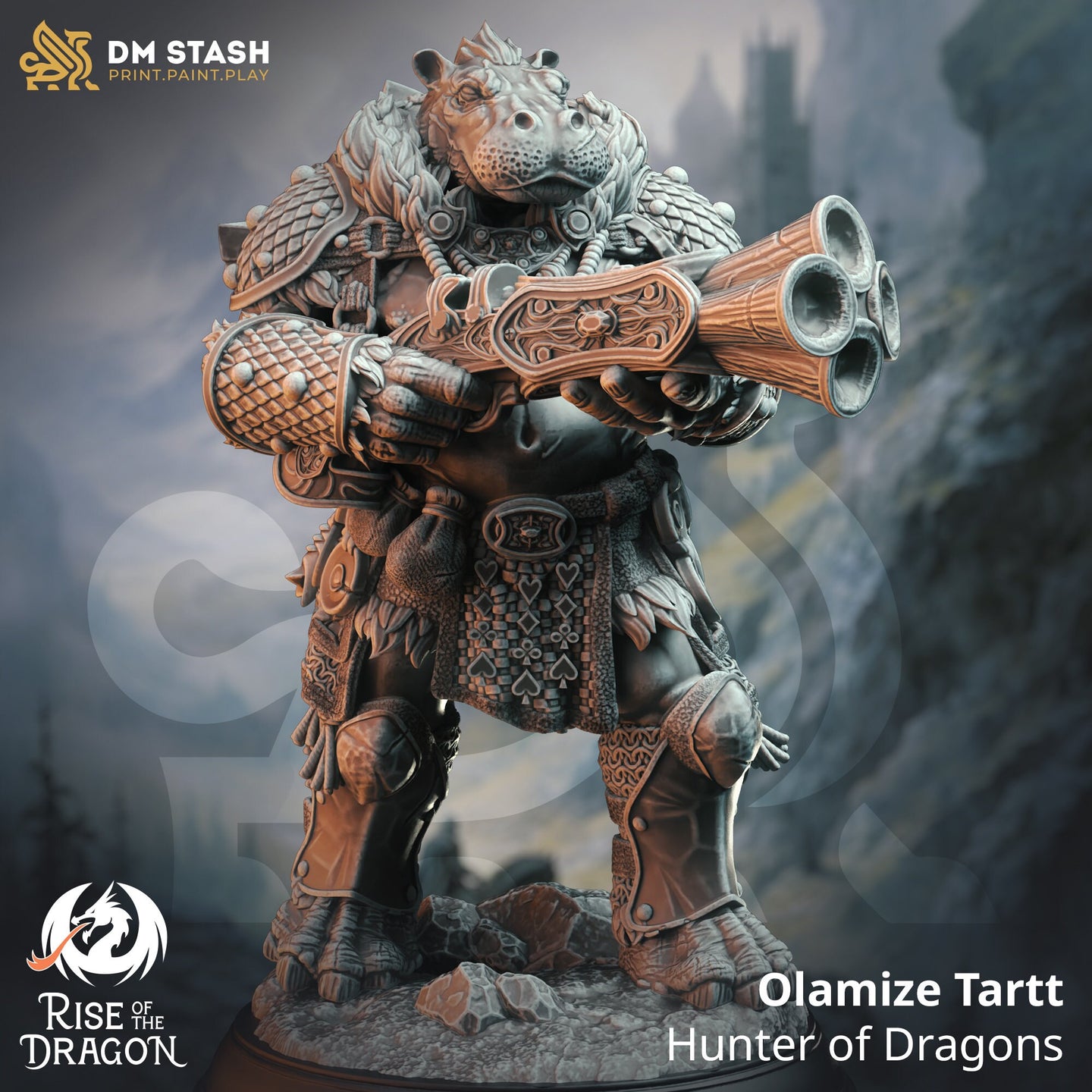 Hippofolk Gunslinger Dragon Hunter (Olamize Tartt) by DM Stash