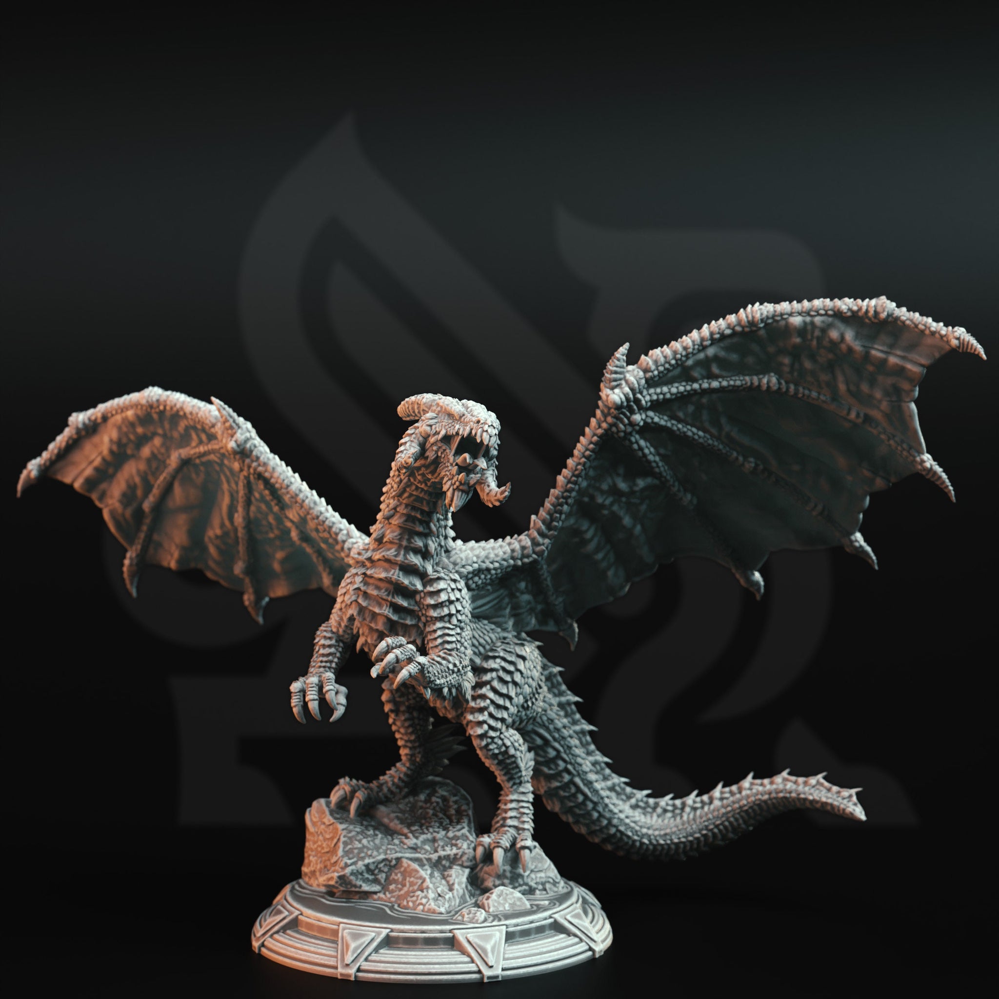 Red Dragon (Rokarthion The Red Tyrant) by DM Stash