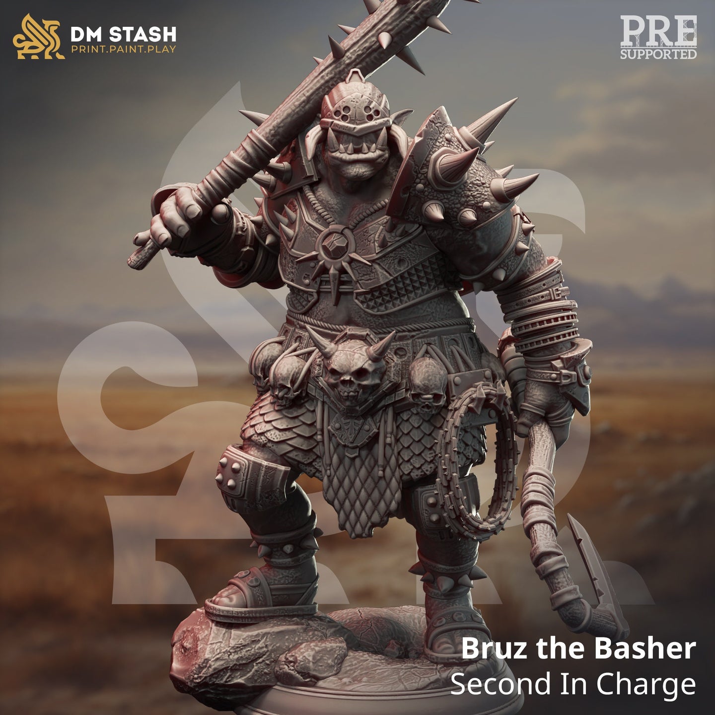 Orc Commander (Bruz the Basher) by DM Stash