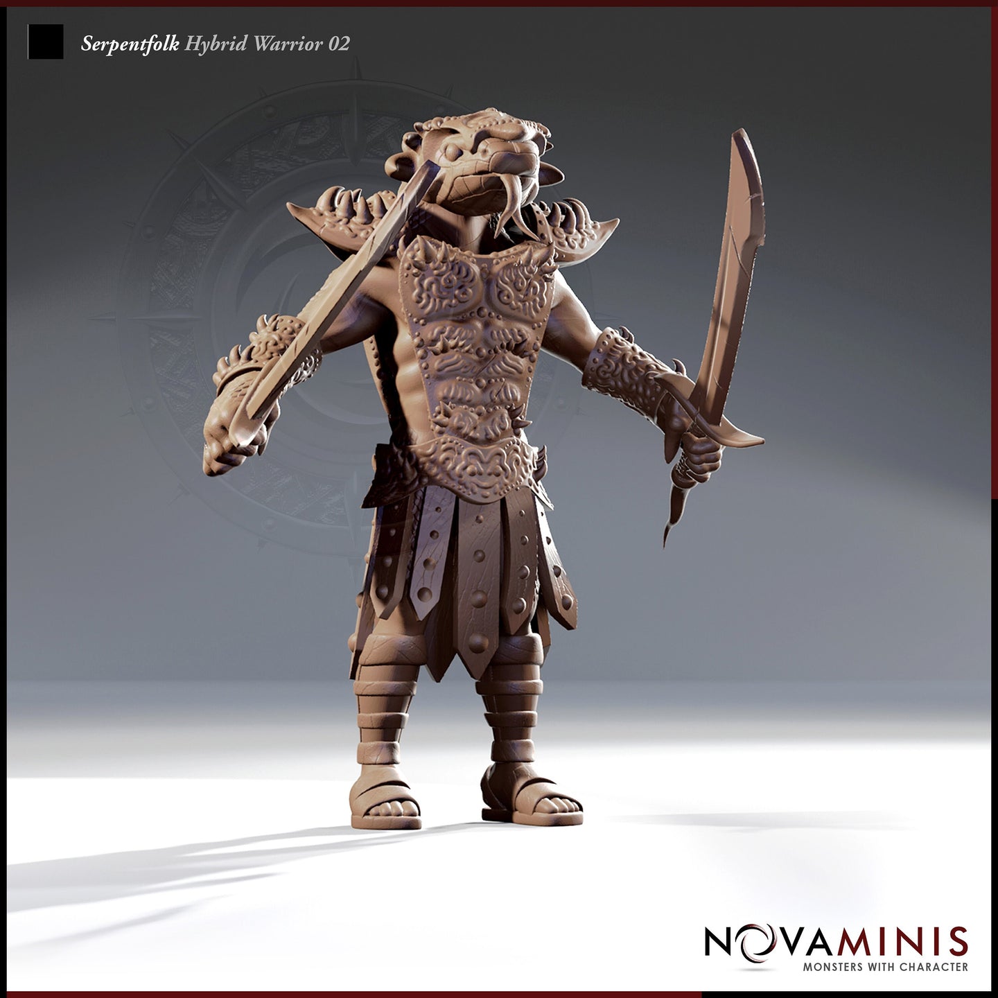 Serpentfolk Hybrid Warrior 02 by Novaminis