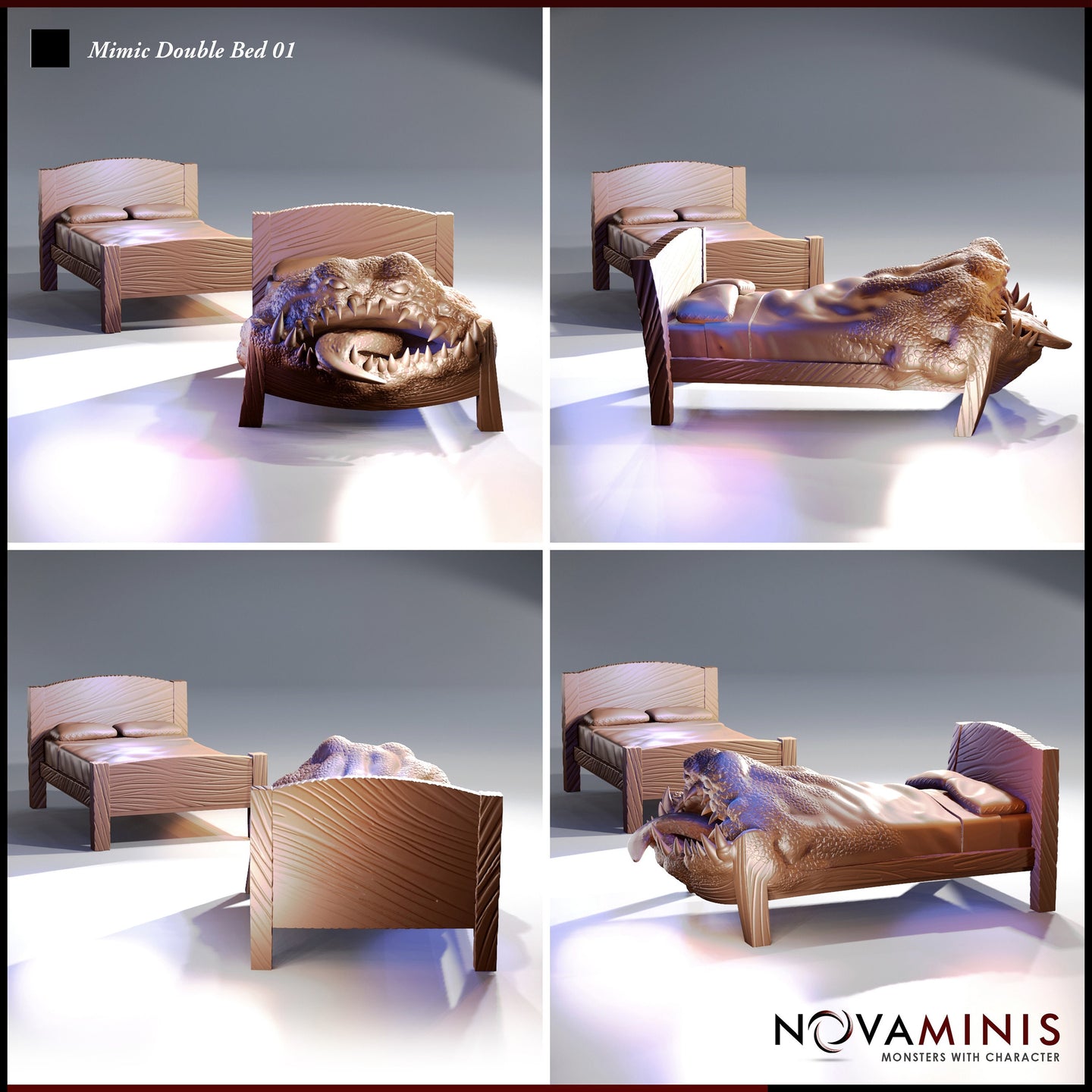 Mimic Double Bed by Novaminis