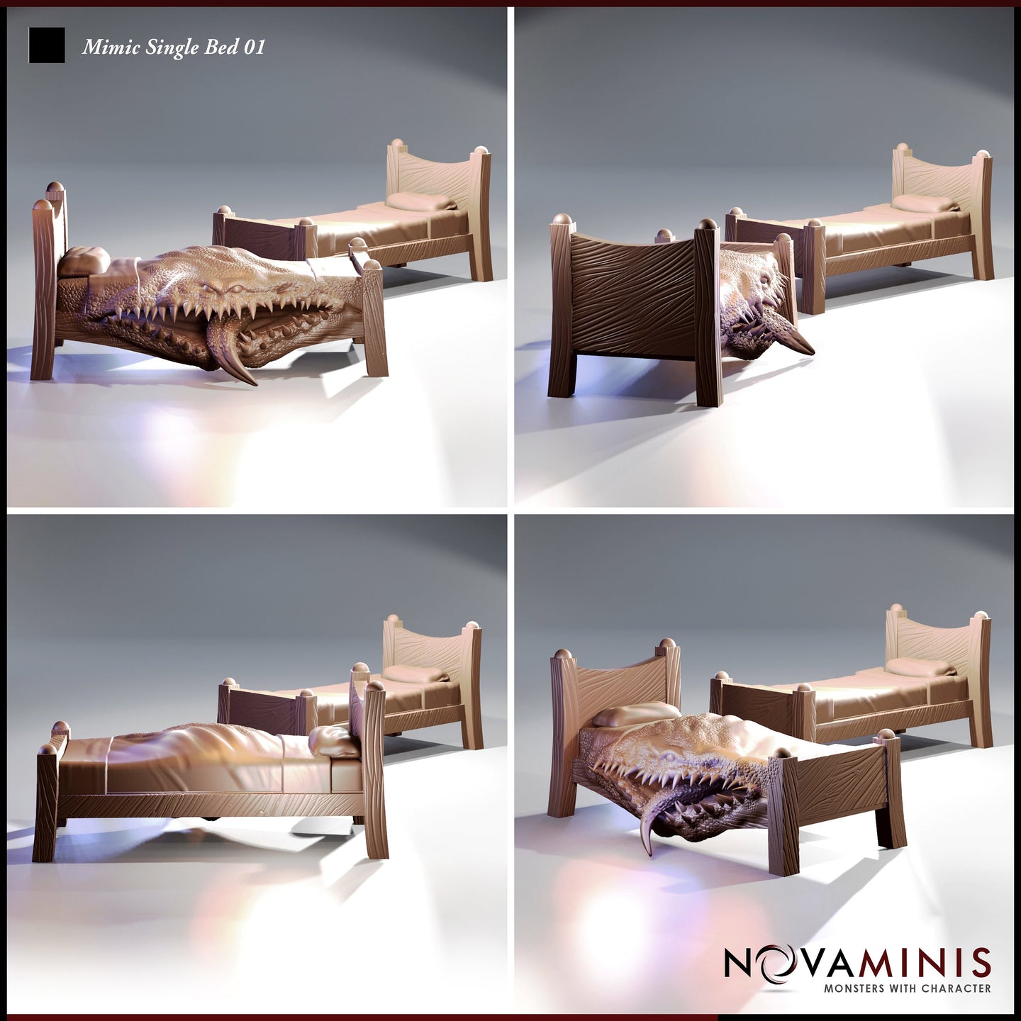 Mimic Single Bed by Novaminis