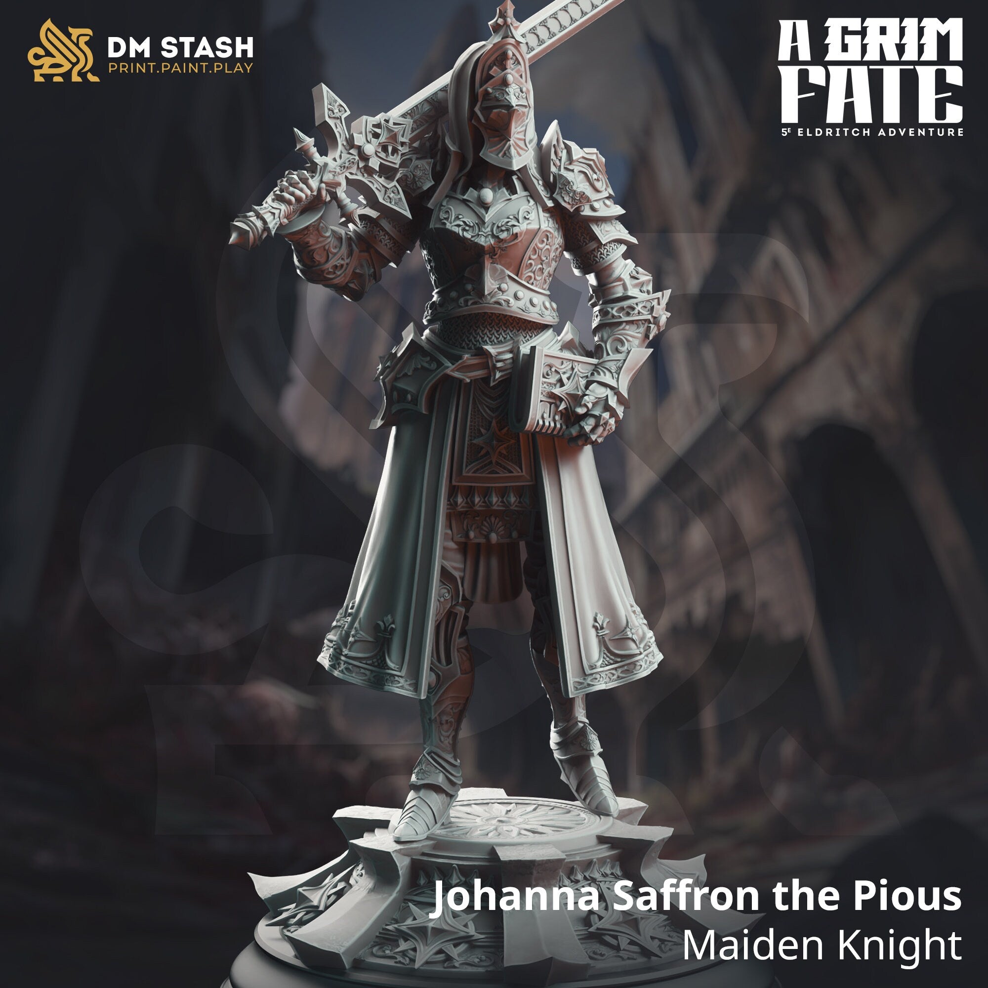 Maiden Knight (Johanna Saffron the Pious) by DM Stash