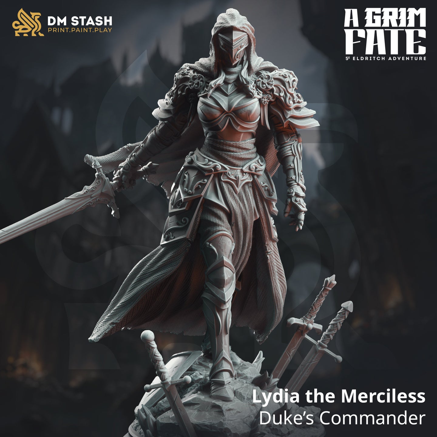 Fighter / Rogue / Assassin (Lydia the Merciless - Dukes Commander) by DM Stash