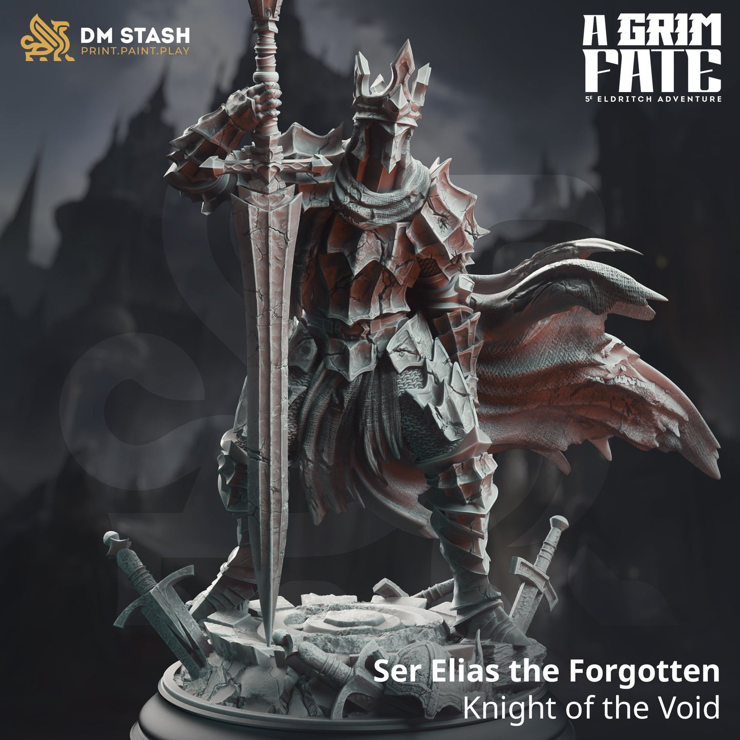 Fighter / Warlock (Ser Elias the Forgotten - Knight of the Void) by DM Stash