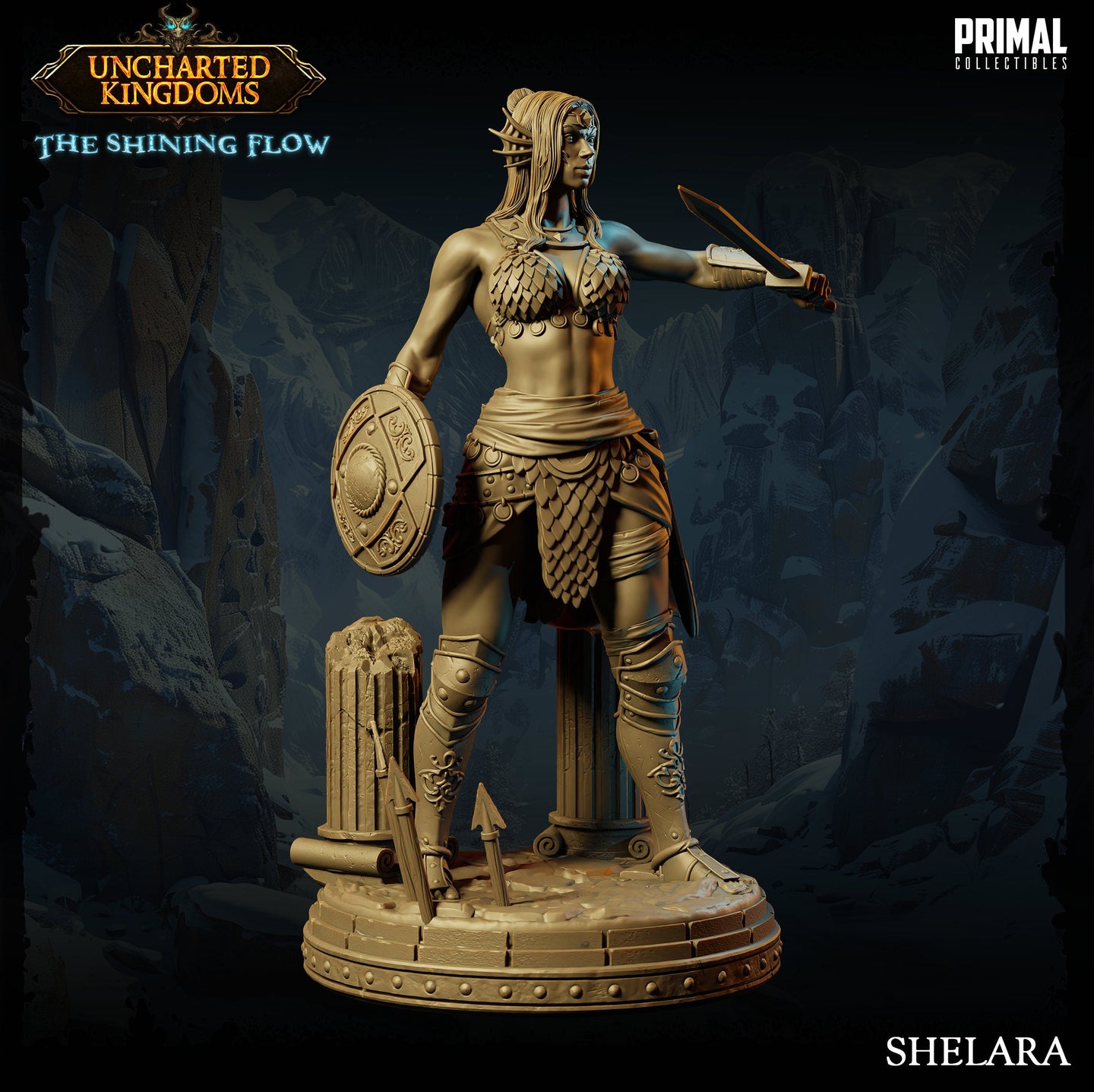Female Barbarian / Fighter (Shelara) by Primal Collectibles