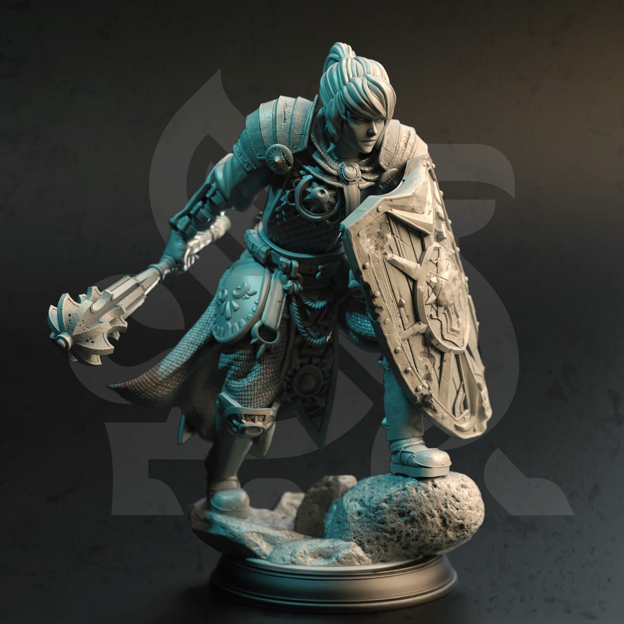 Female Champion Cleric / Paladin (Arkina) by DM Stash