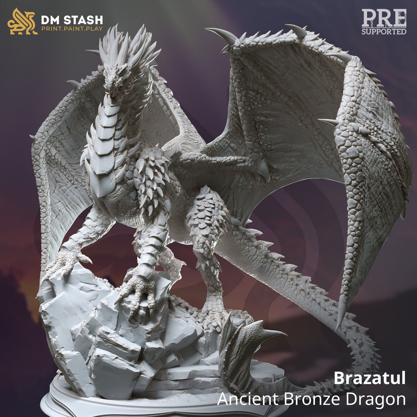 Bronze Dragon (Brazatul) by DM Stash