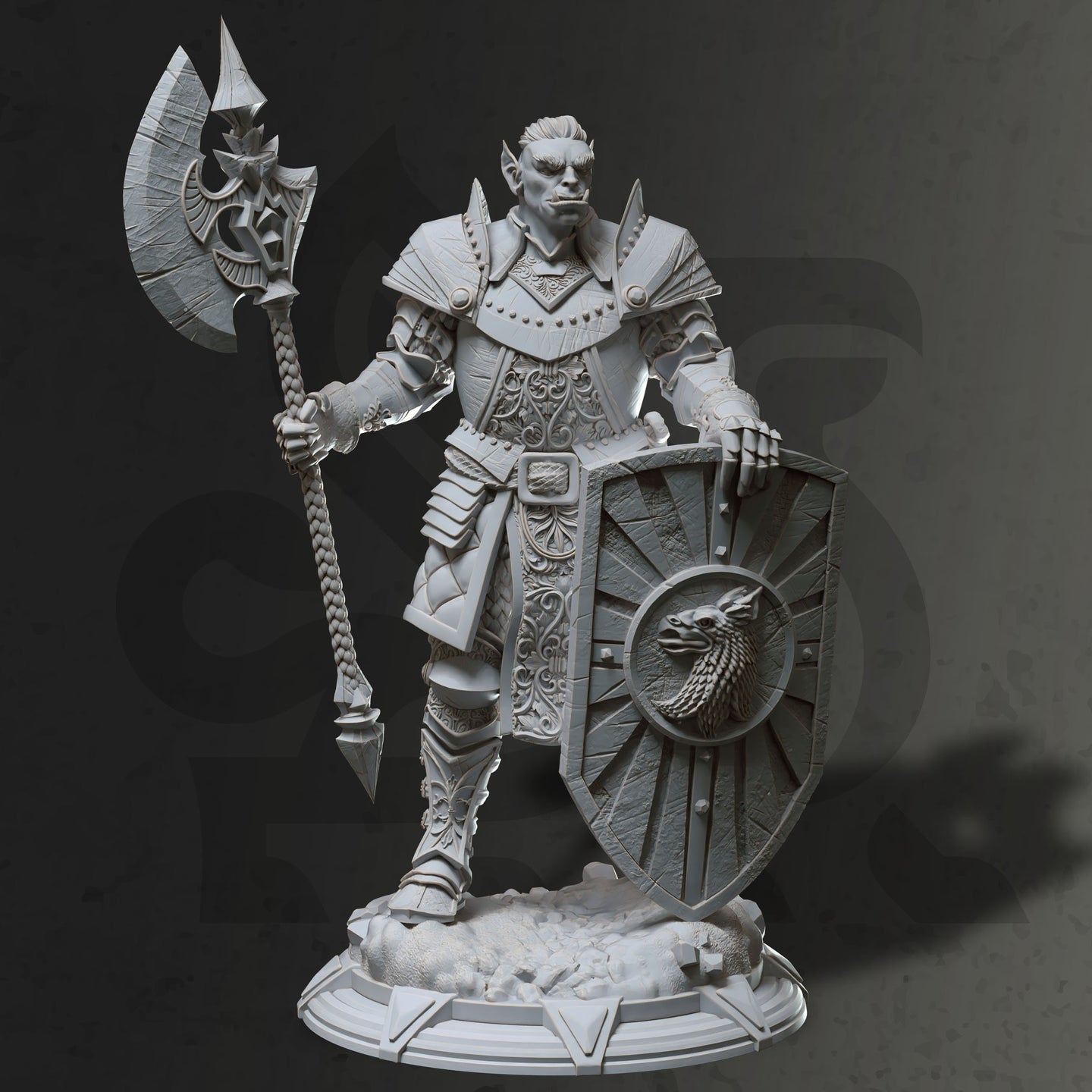 Half-Orc Fighter (Trenon the Redeemed) by DM Stash