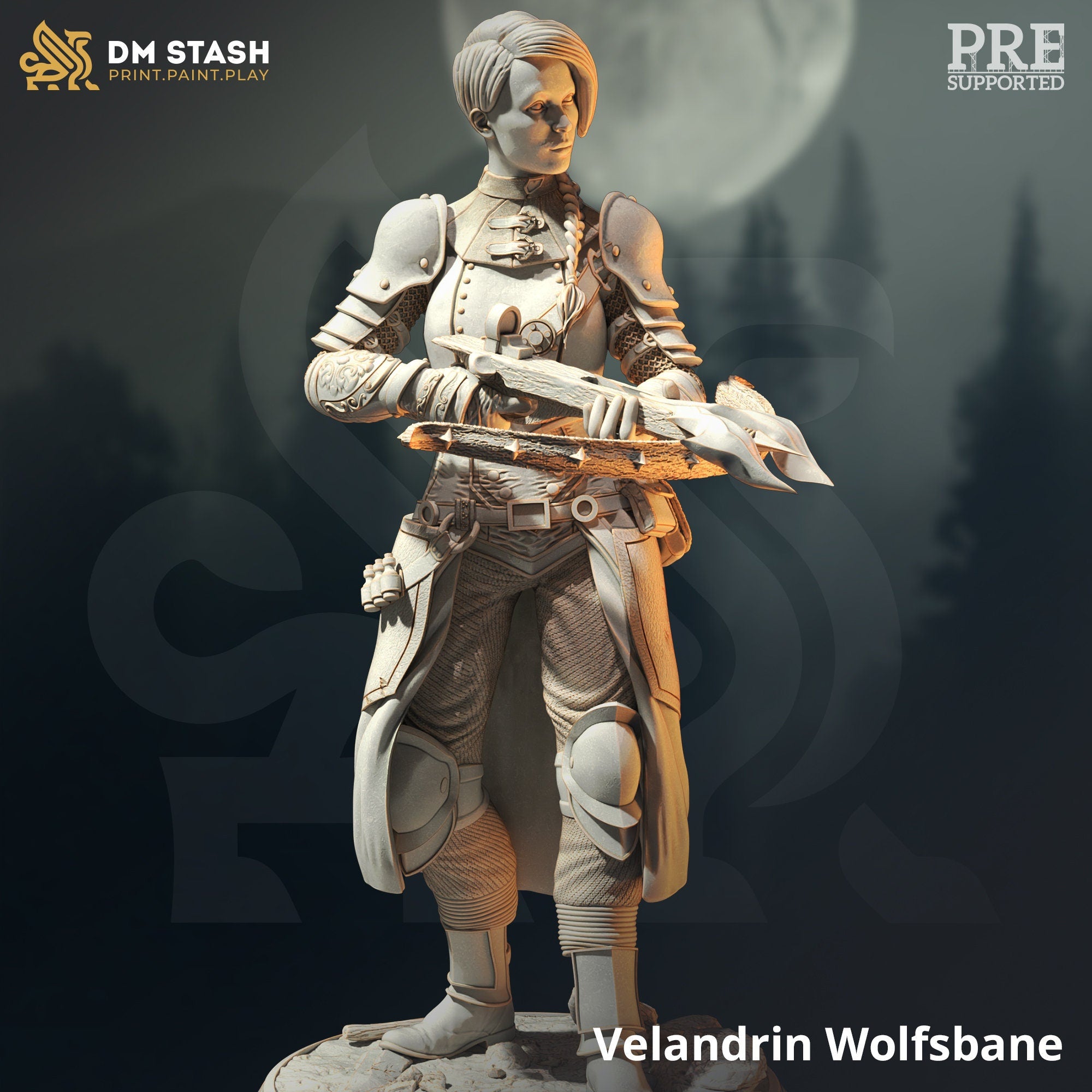 Human Female Monster Hunter Ranger (Velandrin Wolfsbane) by DM Stash