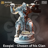 Leonin Barbarian (Ezeqial - Chosen of his Clan) by DM Stash