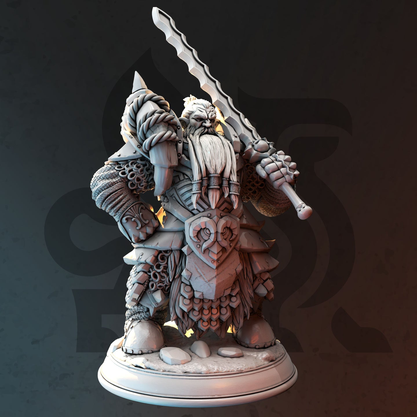 Dwarf Paladin (Gundrin Borgsten - The Holy Hunter) by DM Stash