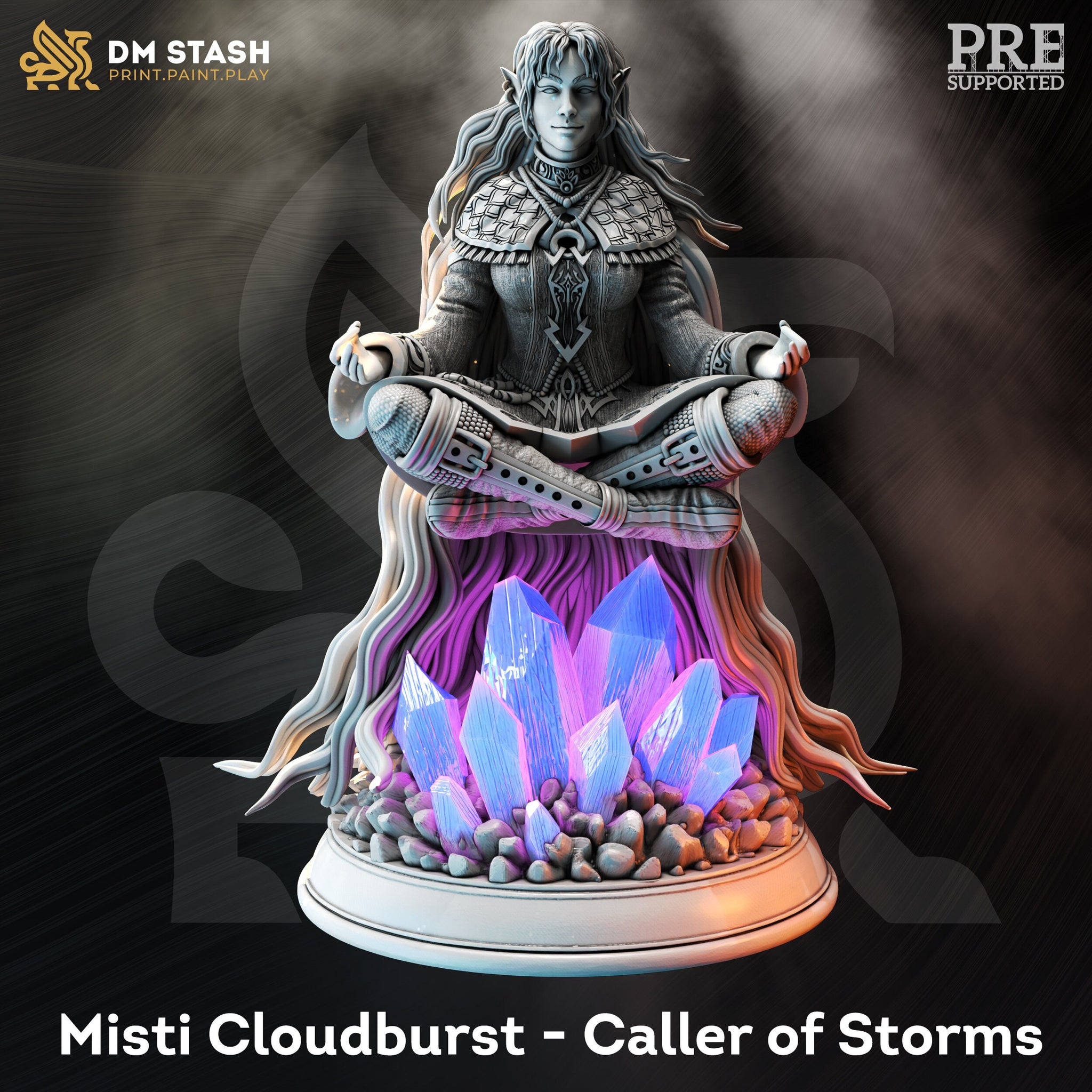 Elf Druid (Misti Cloudburst - Caller of Storms) by DM Stash