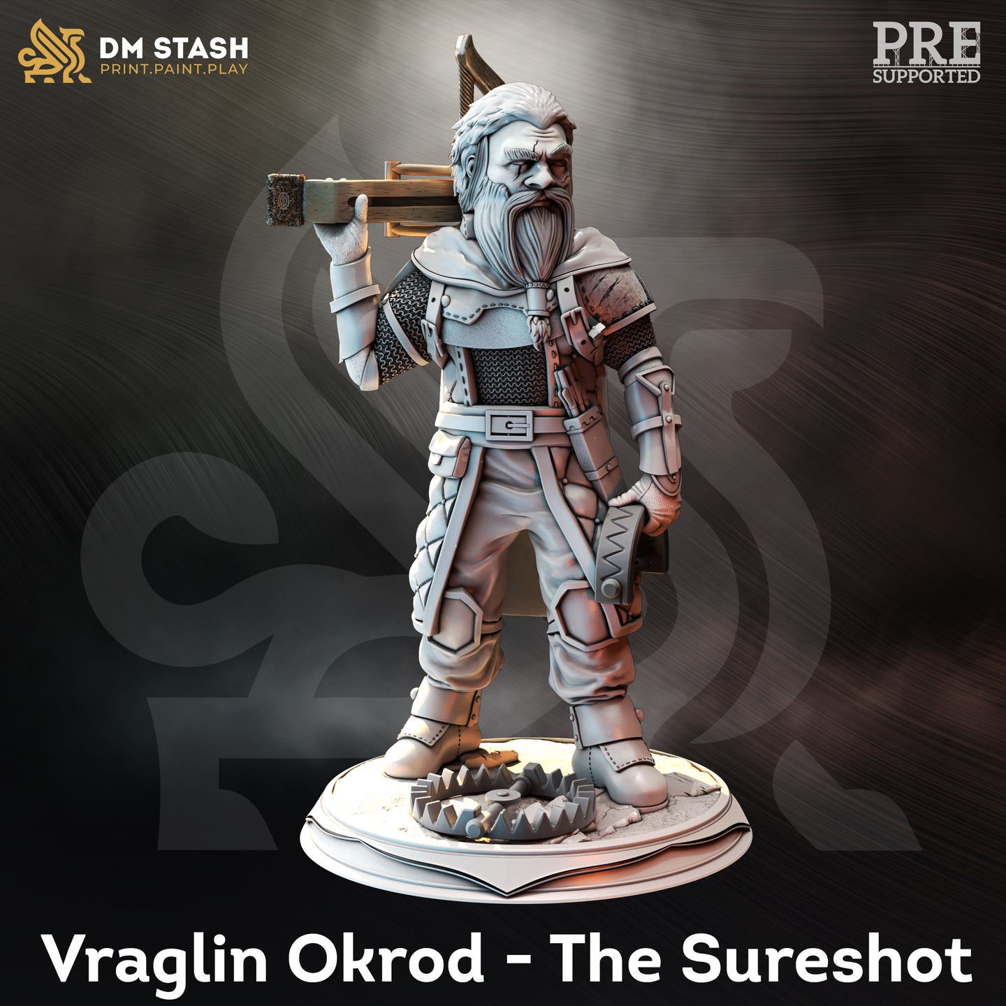 Dwarf / Halfling Ranger / Trapper (Vraglin Okrod - The Sureshot) by DM Stash