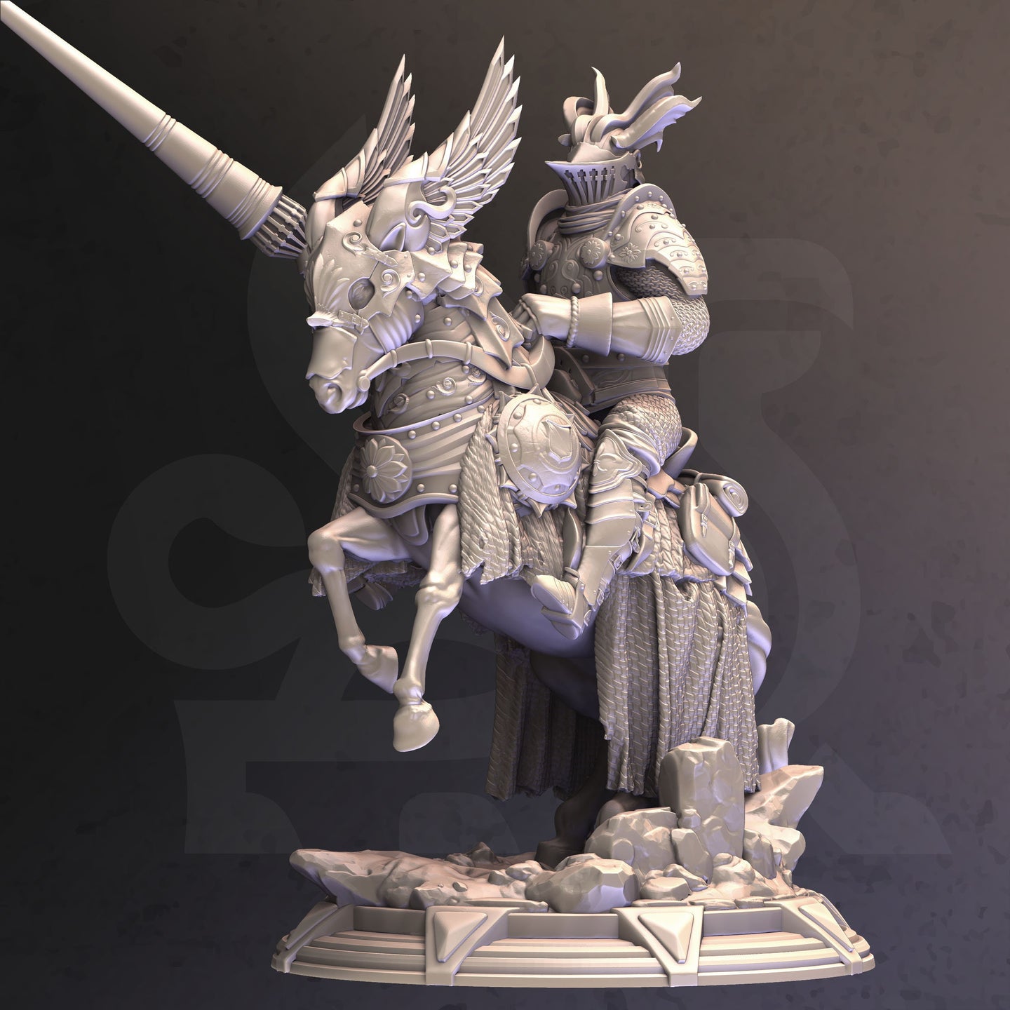 Mounted Knight (Brax Attican) by DM Stash