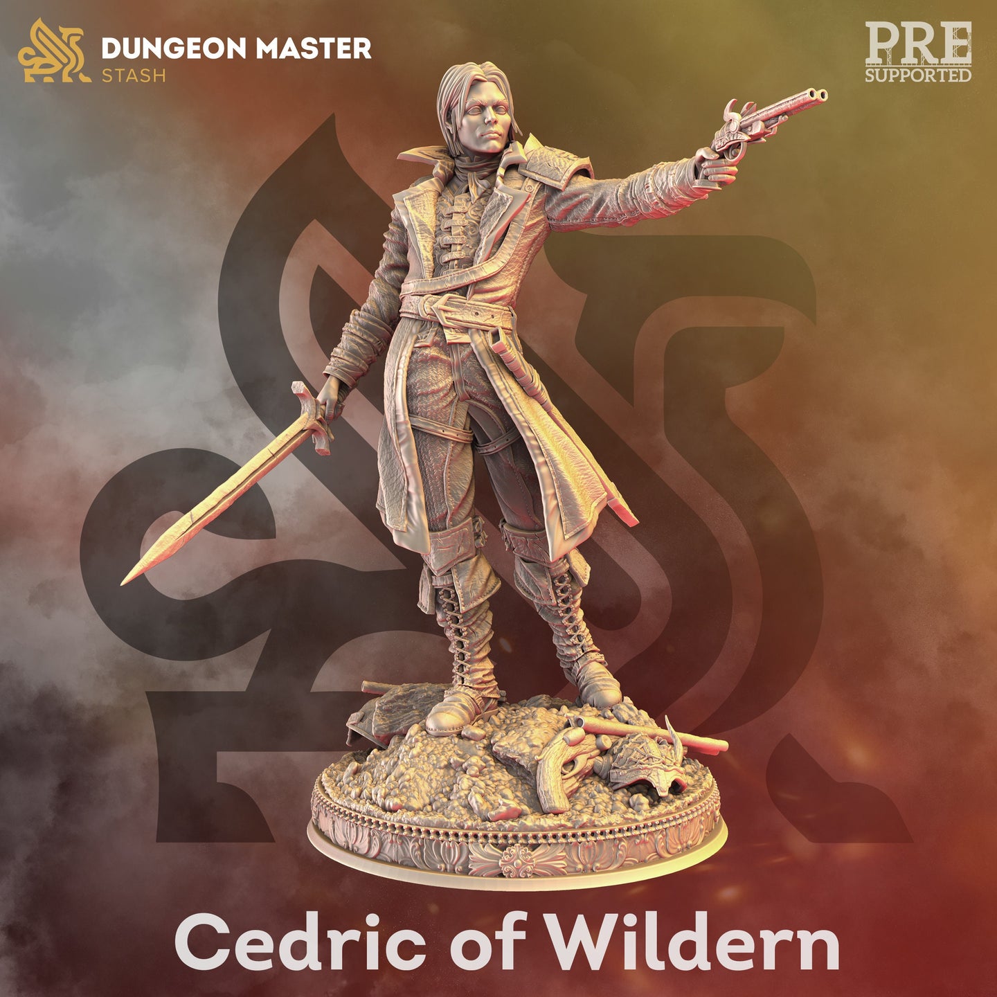 Male Gunslinger / Rogue (Cedric of Wildern) by DM Stash
