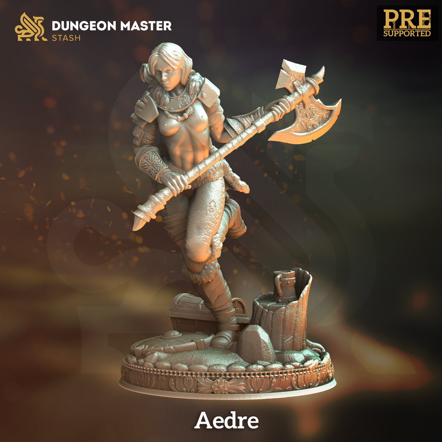 Female Fighter (Aedre) by DM Stash