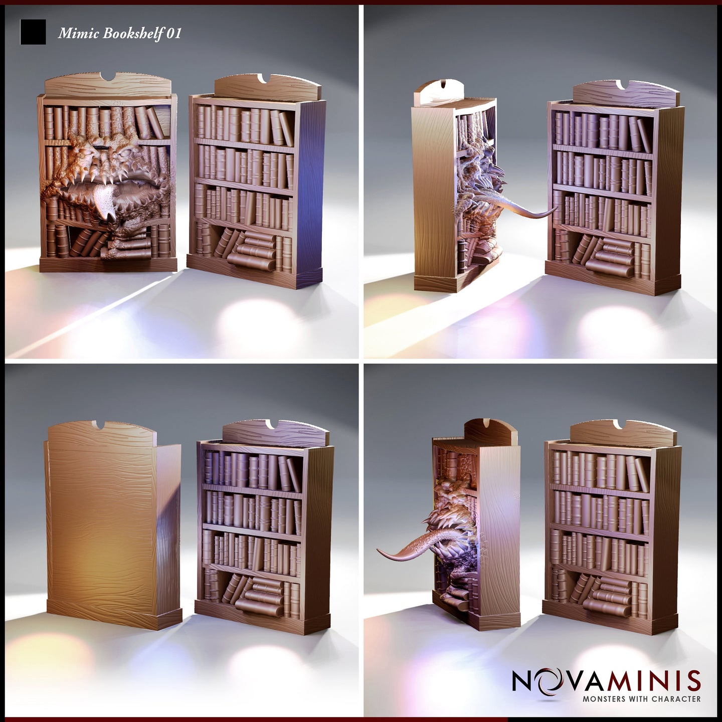 Mimic Bookshelf by Novaminis