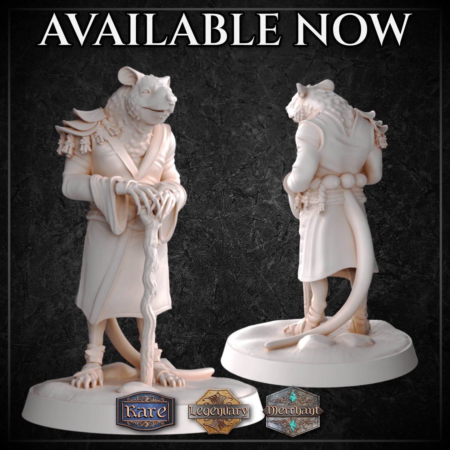 Ratfolk Monk by Mia Kay M3DM