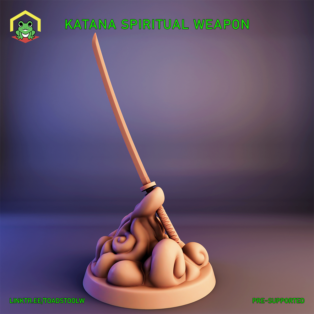 Katana Spiritual Weapon by The Toadstool Weaver