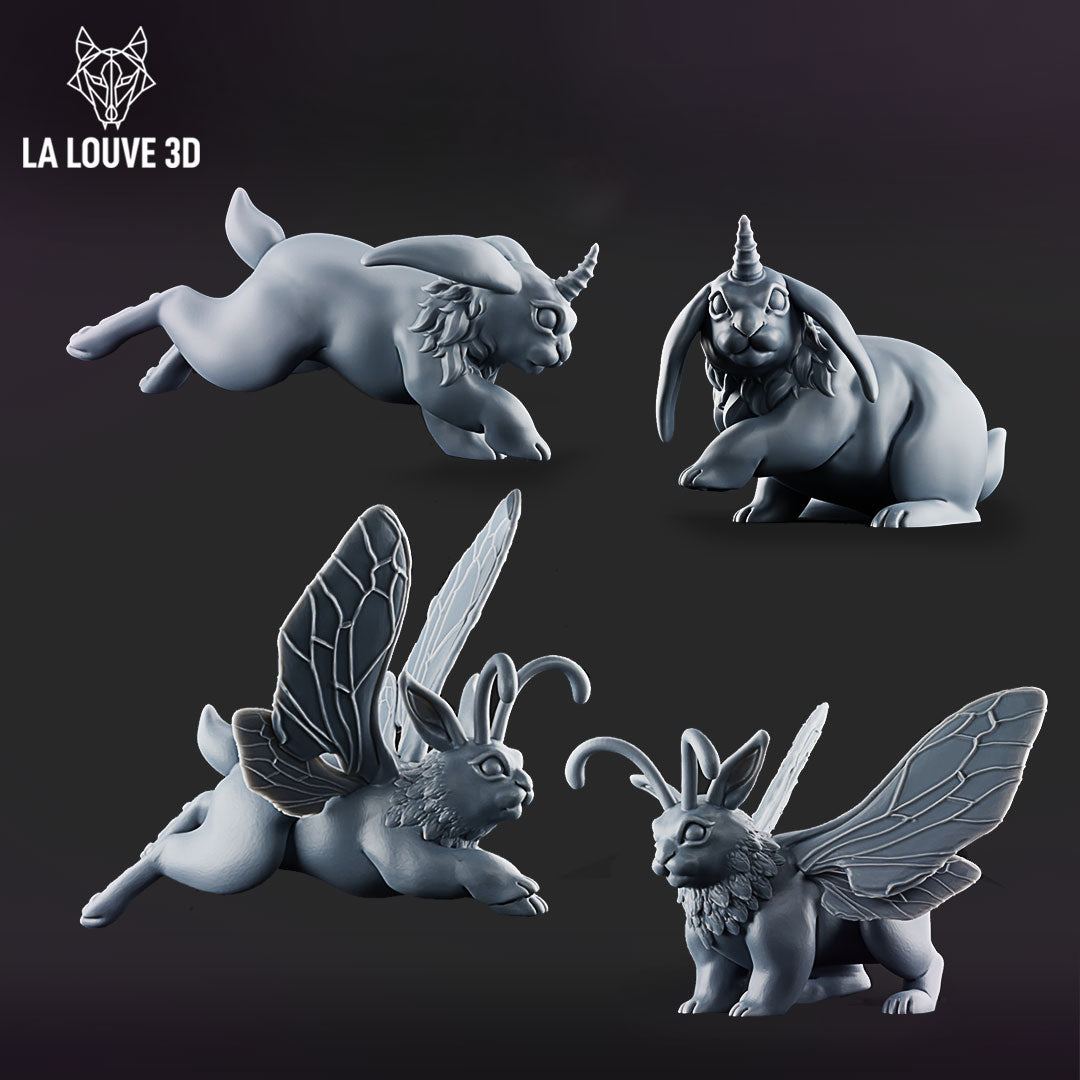 Magic Bunnies by La Louve 3D