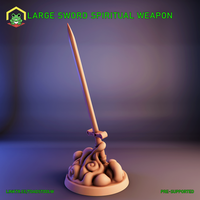 Large Sword Spiritual Weapon by The Toadstool Weaver