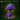 Myconid Sprout miniature by The Toadstool Weaver — squat fungal creature with a wide latticed purple cap, glowing blue pore-holes, fibrous stalk body, root-like legs, and fierce yellow eyes.