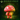 Chubby myconid sprout miniature with a large red and white spotted mushroom cap, short stubby arms and legs, and a segmented rounded stalk body. Sculpt by The Toadstool Weaver.
