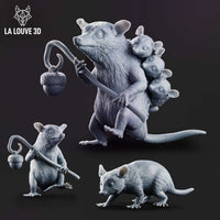 Mama Opossum by La Louve 3D