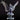 Grey resin 3D printed phoenix miniature by La Louve 3D, perched on a spotted mushroom cap with wings fully spread and beak open, viewed from the front — unpainted 32mm scale tabletop miniature