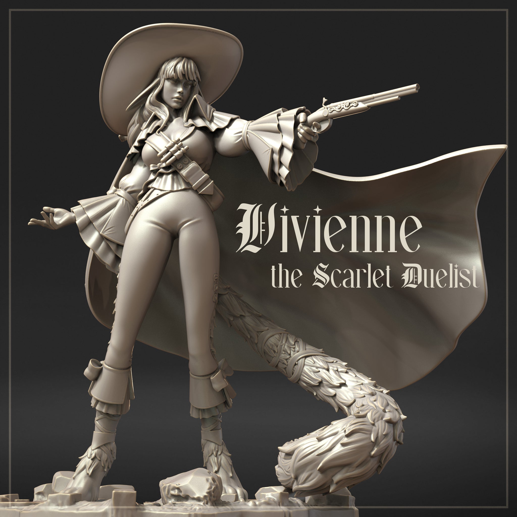 Kitsune Duelist Vivienne by Dungeons & Maidens