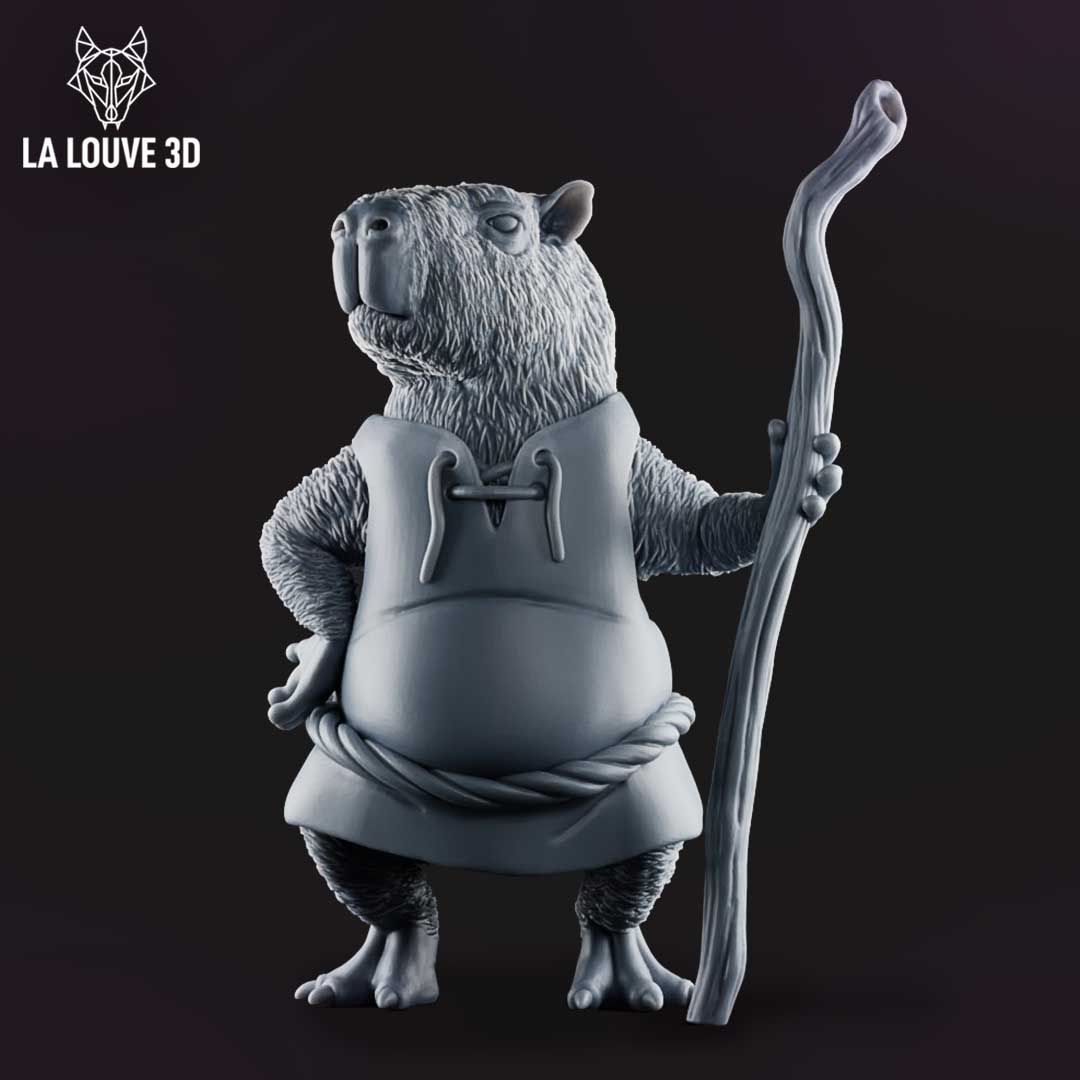 Capybara 1 by La Louve 3D