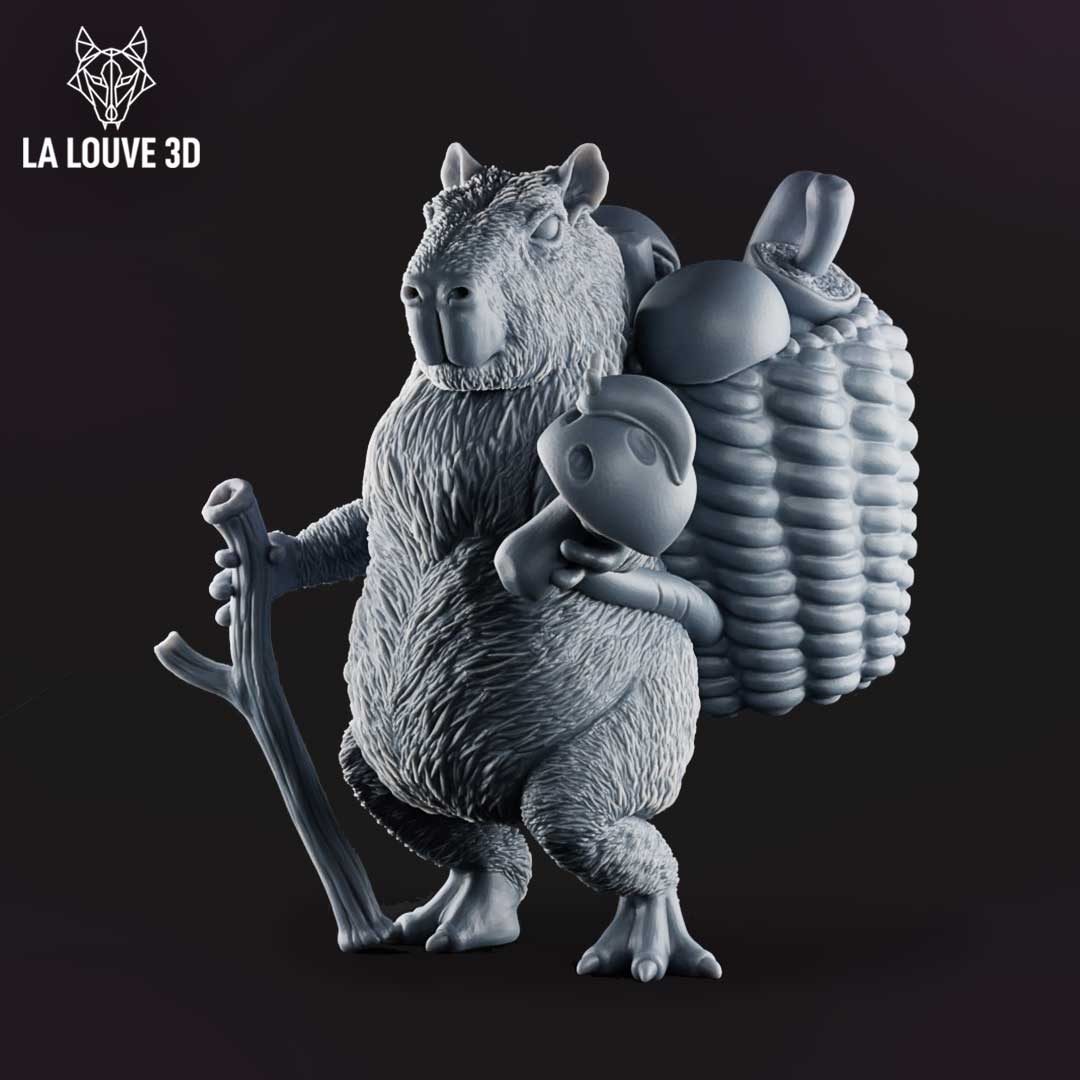 Capybara 2 by La Louve 3D