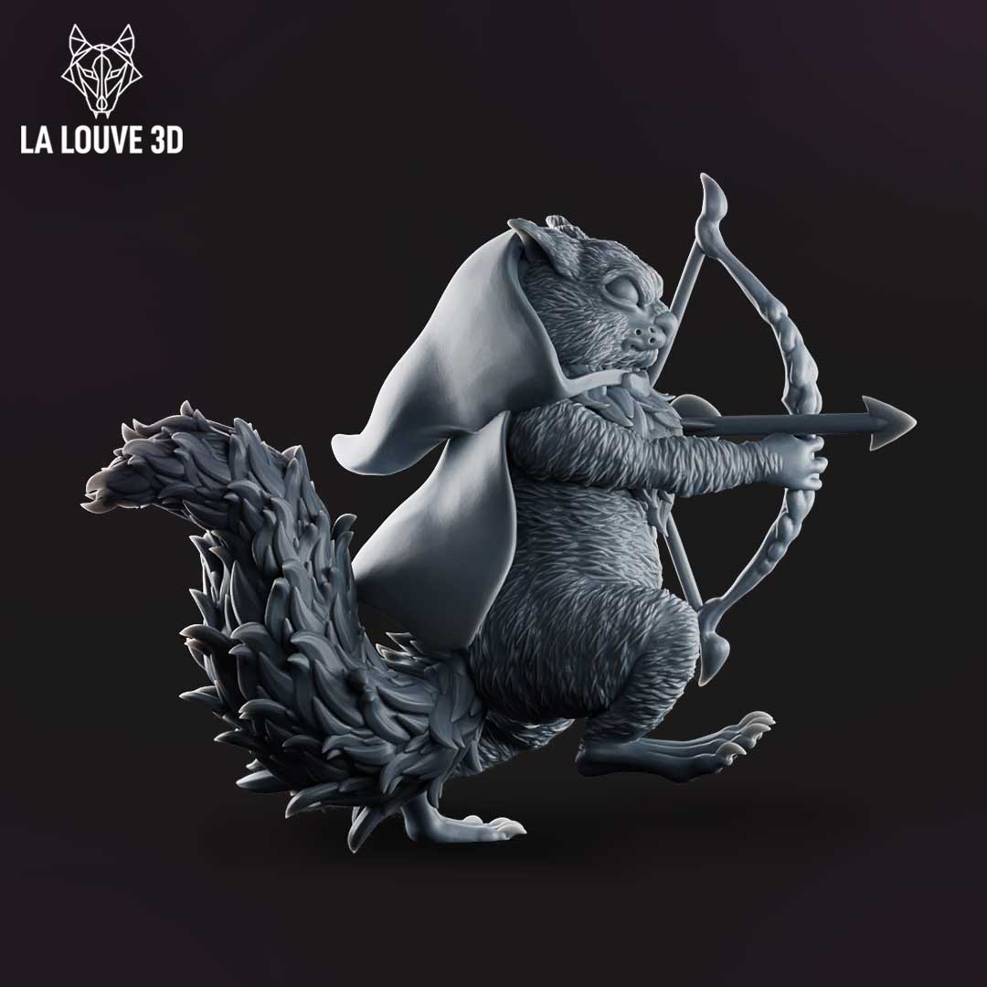 Squirrel w/ Bow by La Louve 3D