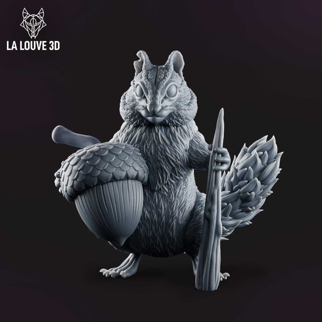 Chipmunk by La Louve 3D
