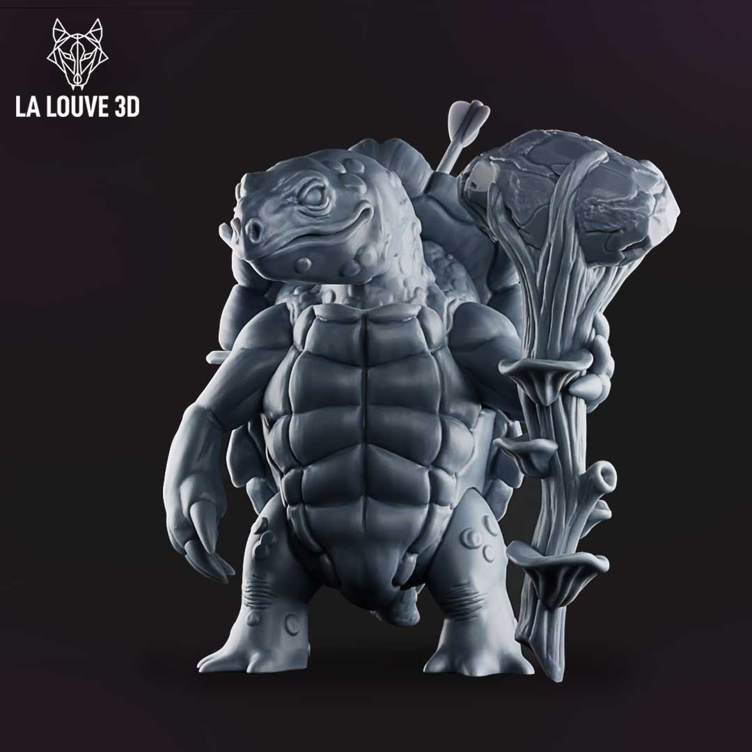 Tortle Barbarian by La Louve 3D