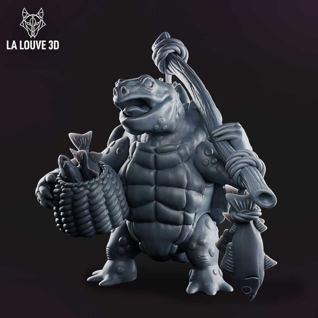 Tortle Fisherman by La Louve 3D