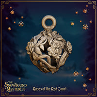 Roses of the Red Court Xmas Bauble by Great Grimoire