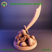 Scimitar Spiritual Weapon by The Toadstool Weaver