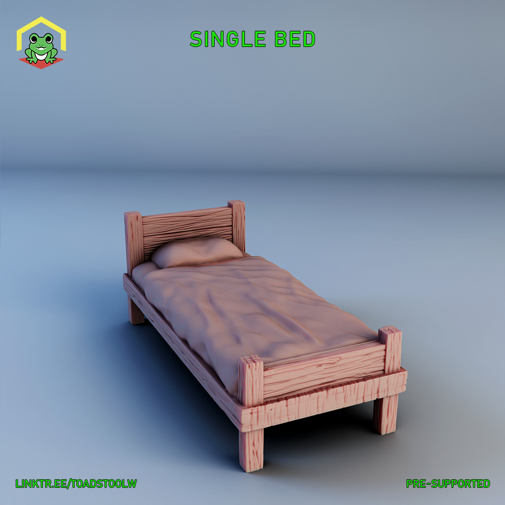 Single Bed by The Toadstool Weaver