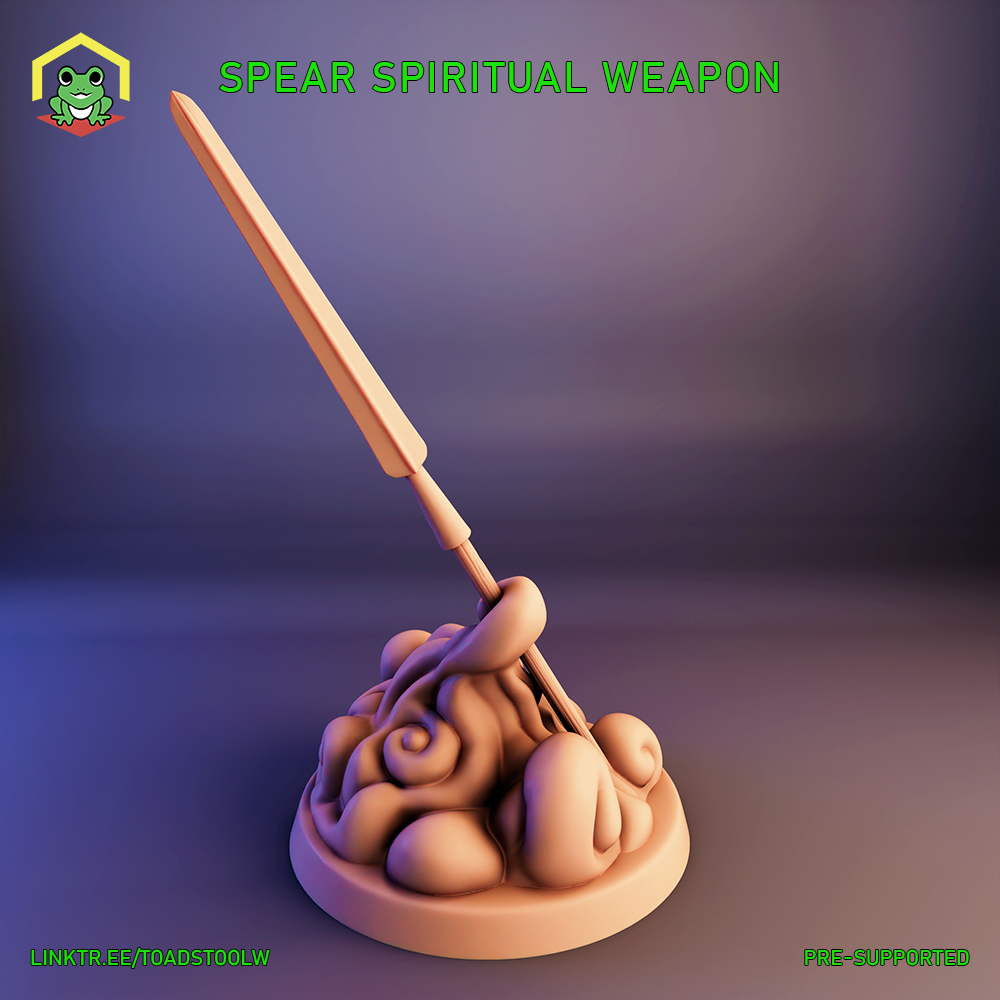 Spear Spiritual Weapon by The Toadstool Weaver