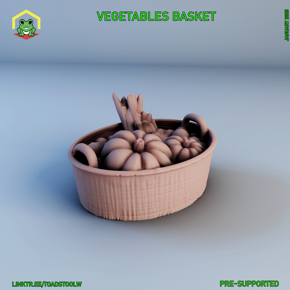 Vegetable Basket by The Toadstool Weaver